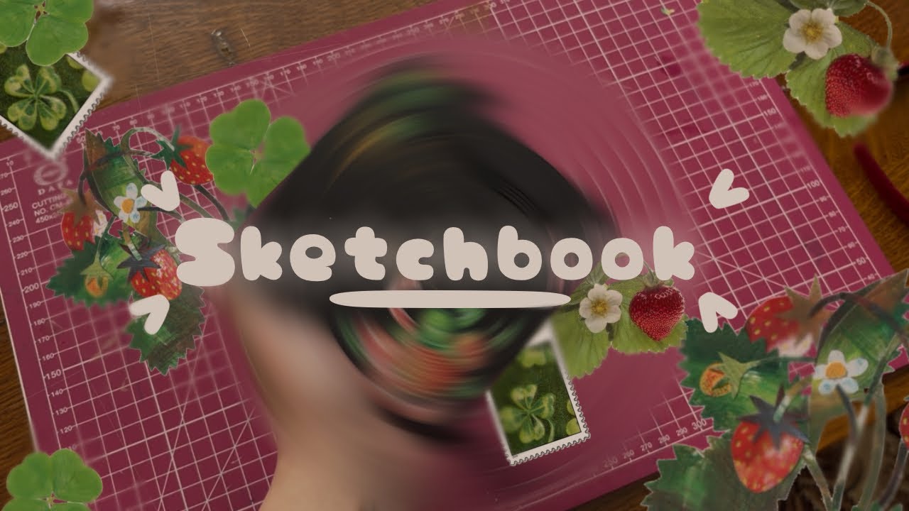 🍓~.•Оформлення нового скетчбука•.~☘️