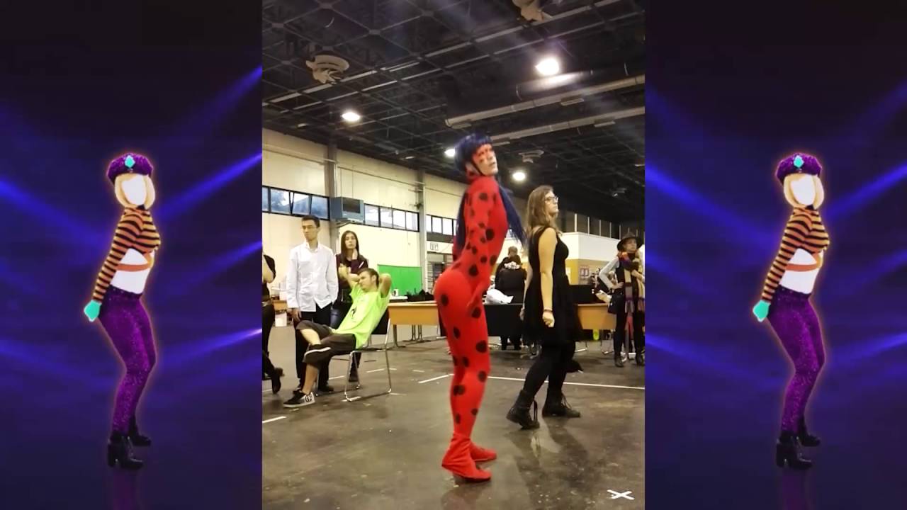 Ladybug Cosplayer dancing Circus Extreme from Just Dance 2016