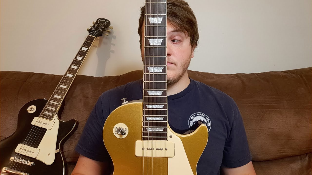 Обзор и демо Epiphone 1956 Les Paul Gold Top