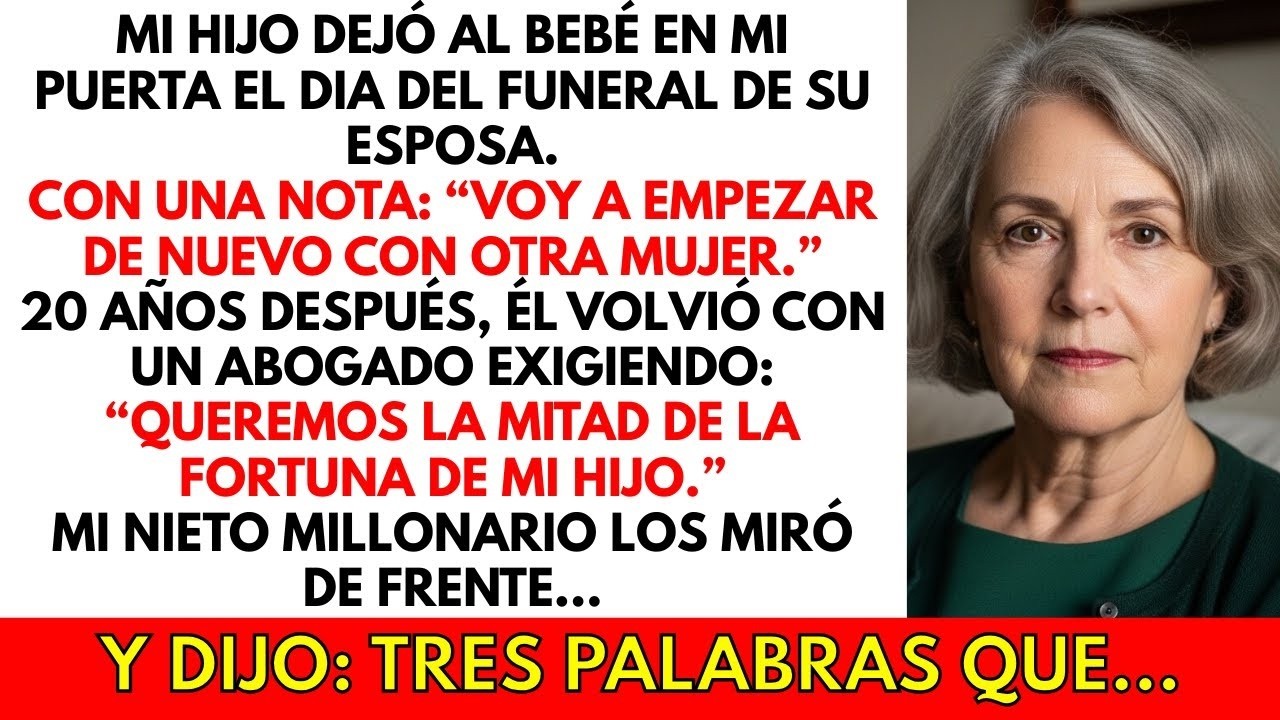 Mi HIJO abandonó a un bebé en mi puerta y se escapó con su amante; regresó años después y...