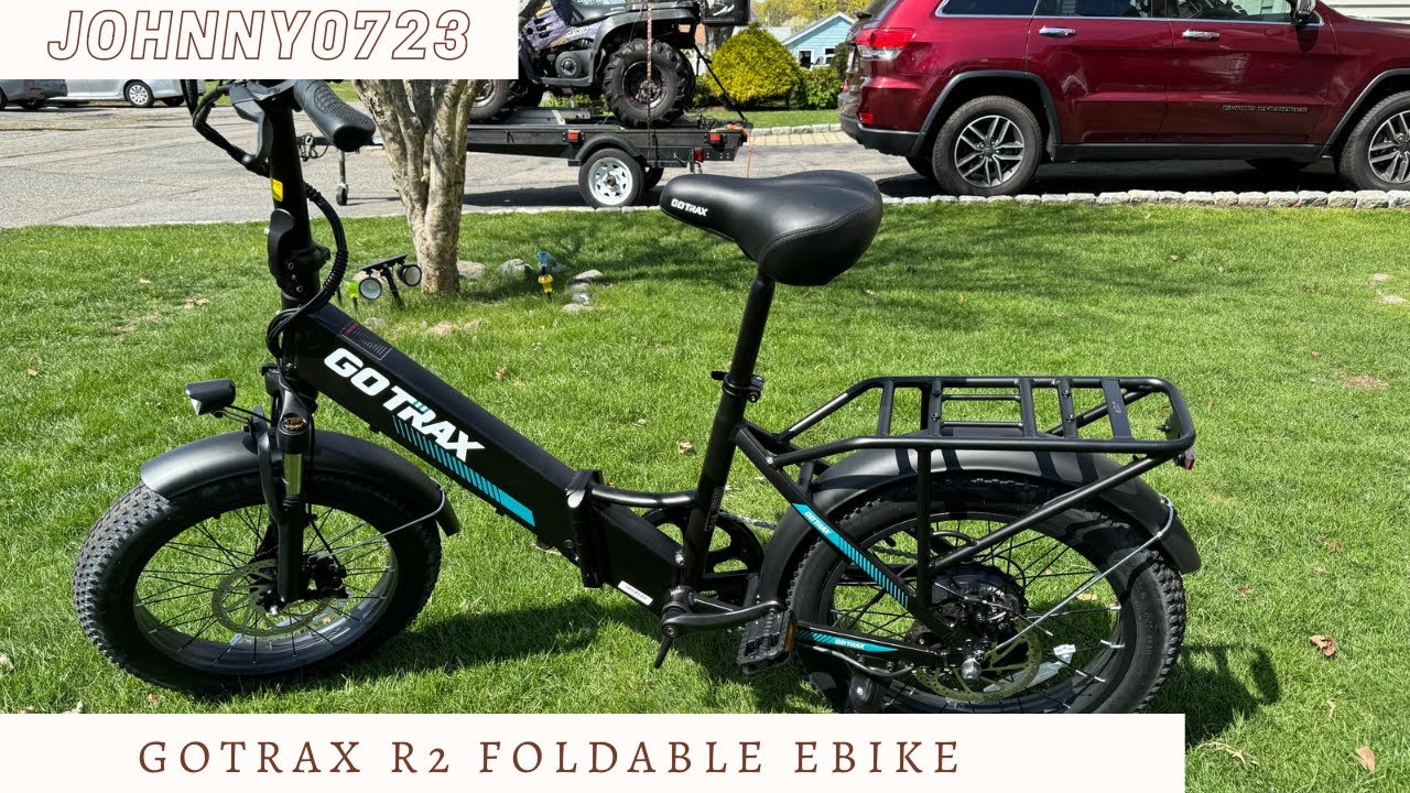 Gotrax R2 Folding Electronic eBike - Great power, speed and range! Fat tires and suspension!