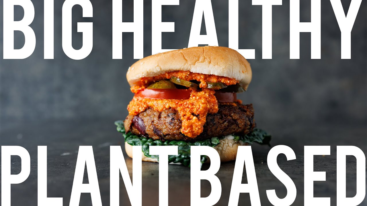 EASY PLANT BASED BURGER | HIGH PROTEIN & WHOLE FOOD VEGAN