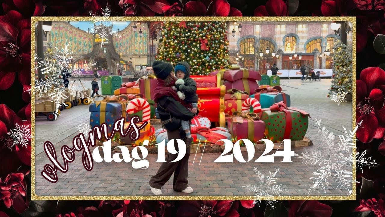 NAAR HET PLOPSA HOTEL - PLOPSALAND & DE KERSTSHOW VAN SAMSON 🎄 // VLOGMAS #19 - 2024