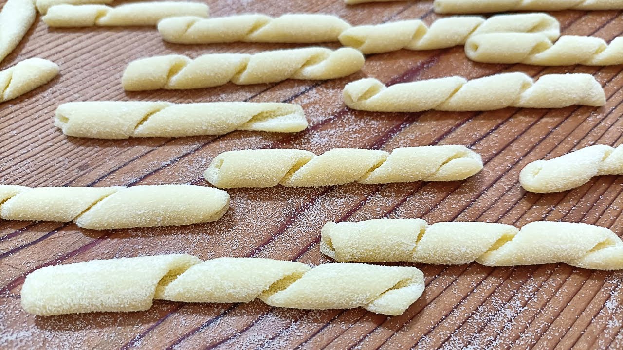 DOMAĆA TJESTENINA BEZ JAJA - BUSIATE