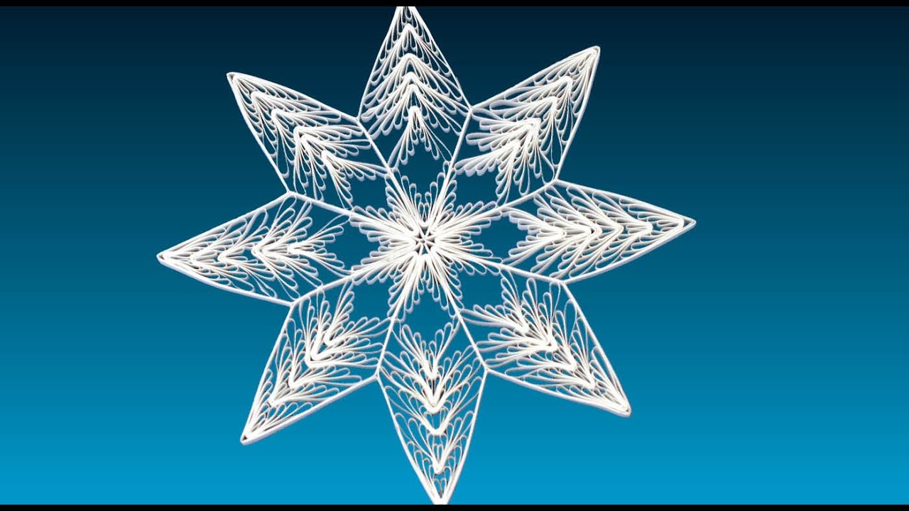 Quilling Star 3 - The Star of Aarhus
