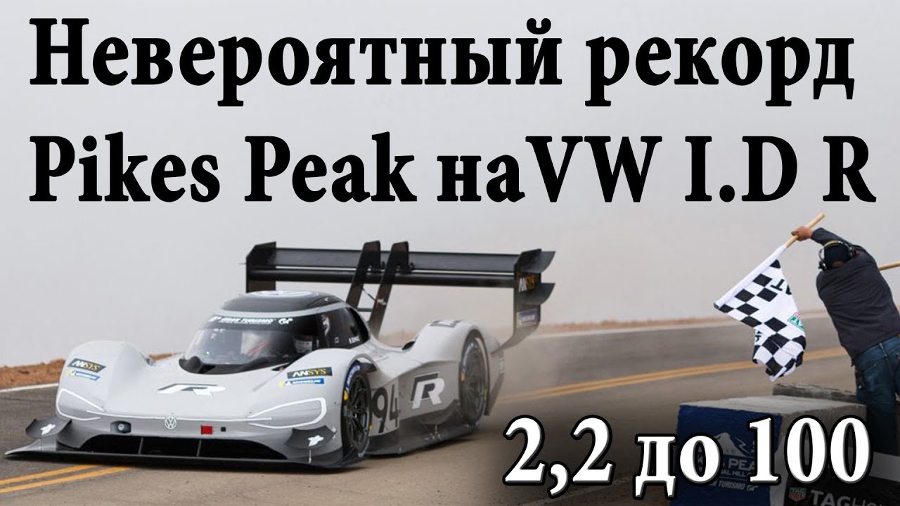 Путь к рекорду электрического VW I.D R на Pikes Peak 2018!