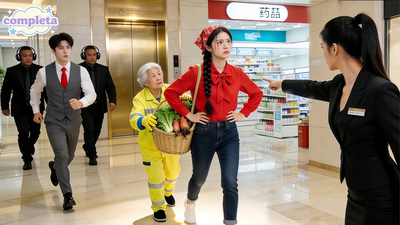 Avó do CEO finge pobreza e é maltratada no shopping;só garota pobre ajuda, ela dá o shopping—virada!