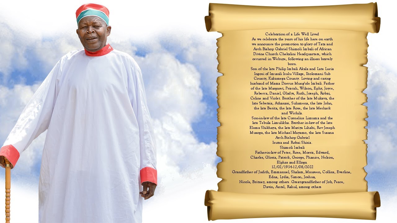 ARCH BISHOP GABRIEL IMBALI FUNERAL☁️
