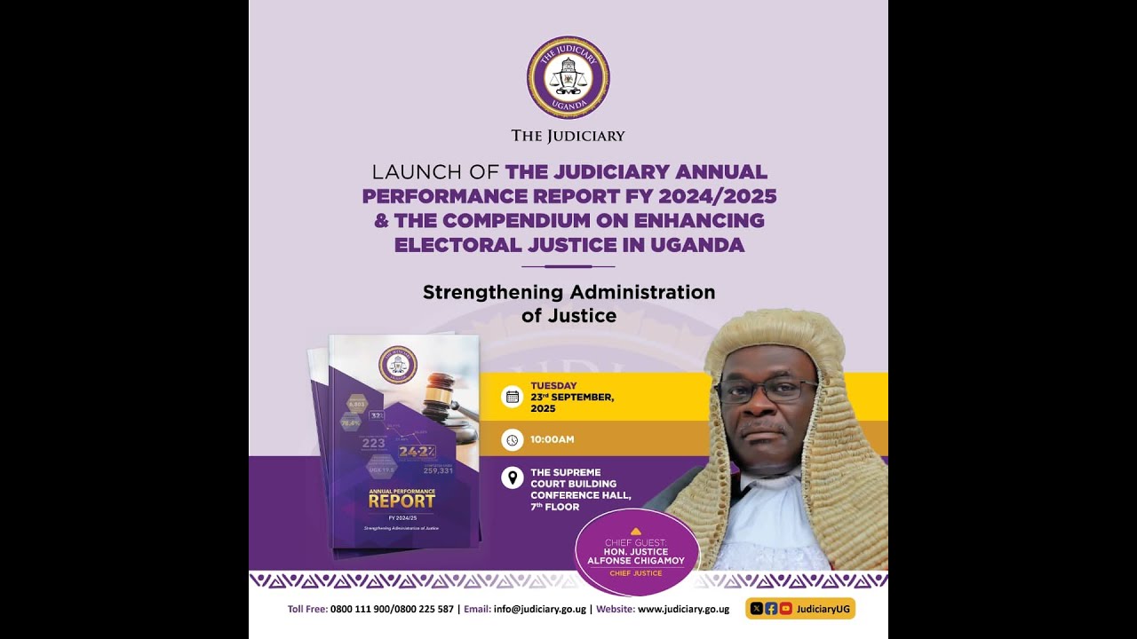 Launch Of The Judiciary Annual Performance Report Fy 2024/2025