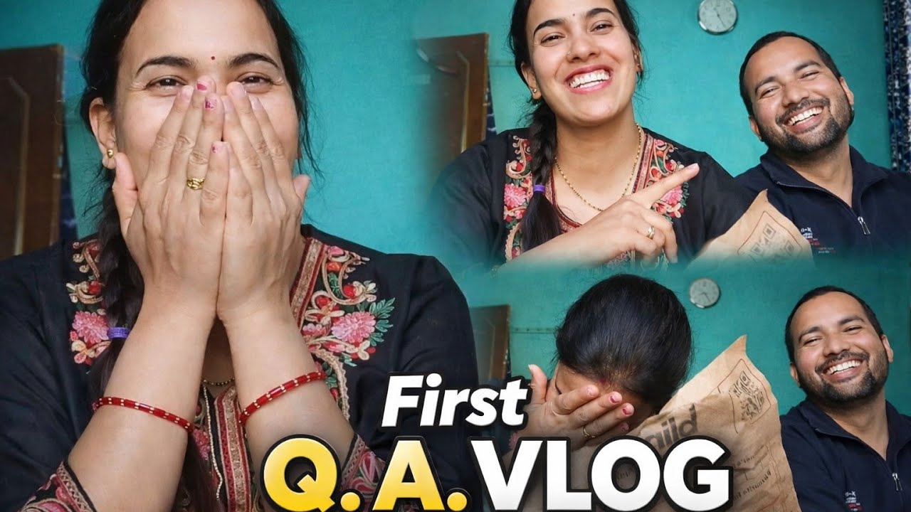 😍😍हसबैंड जी और मेरा पहला Q. A. VLOG जिसमें हम हंस हंस के लोटपोट हो गए 😊😂🌸ll Suchi Negi Vlogs 