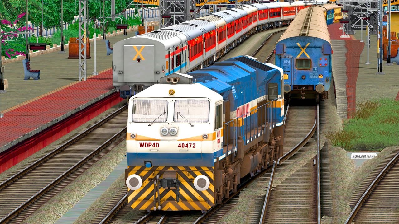 ICF to LHB WDP4D TRAIN LOCOMOTIVE SWAP | BUMPY RAILROAD | Train Simulator | Railwork | NTG GAMING
