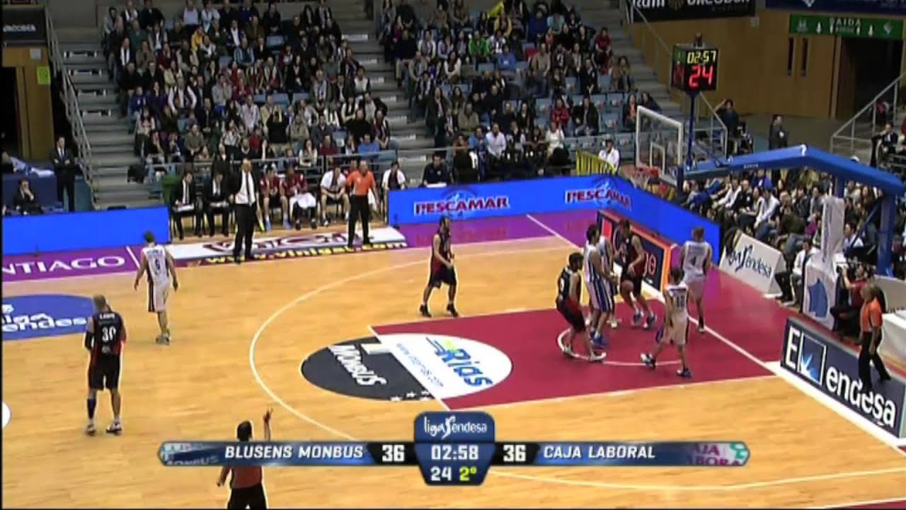Obradoiro v Caja Laboral (84-70) Liga Endesa Spanish ACB Basketball Highlights [17/02/13]