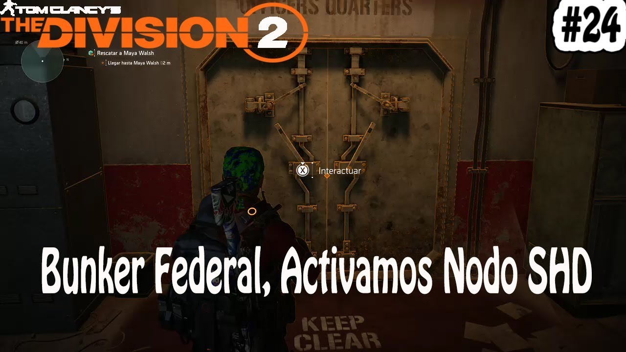 La Historia The Division 2 #24 Bunker Federal, Nodo SHD