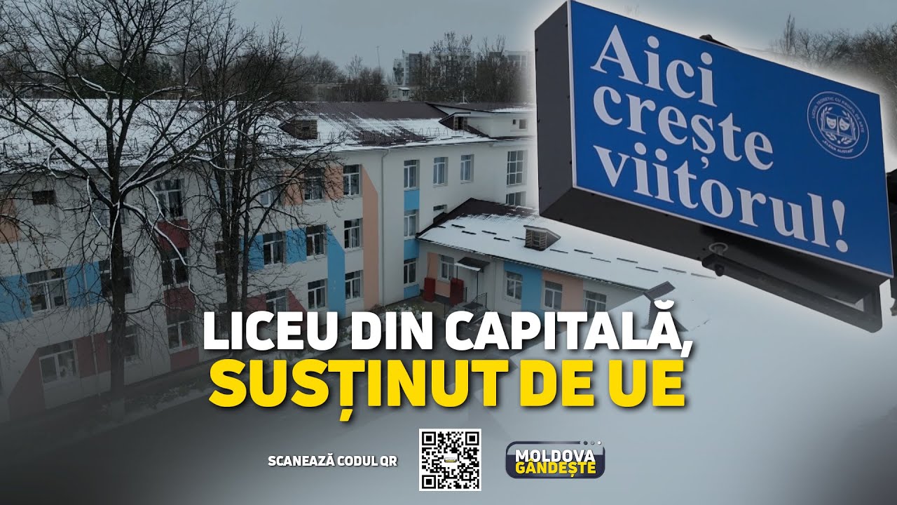 Un liceu din Capitală, susținut financiar de UE: „Uitați-vă cât de frumos este, ca-n poveste!”