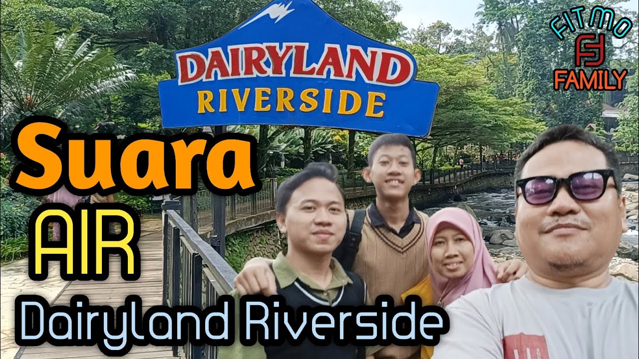 Suara Air Pinggir Sungai Ciliwung di DAIRYLAND RIVERSIDE