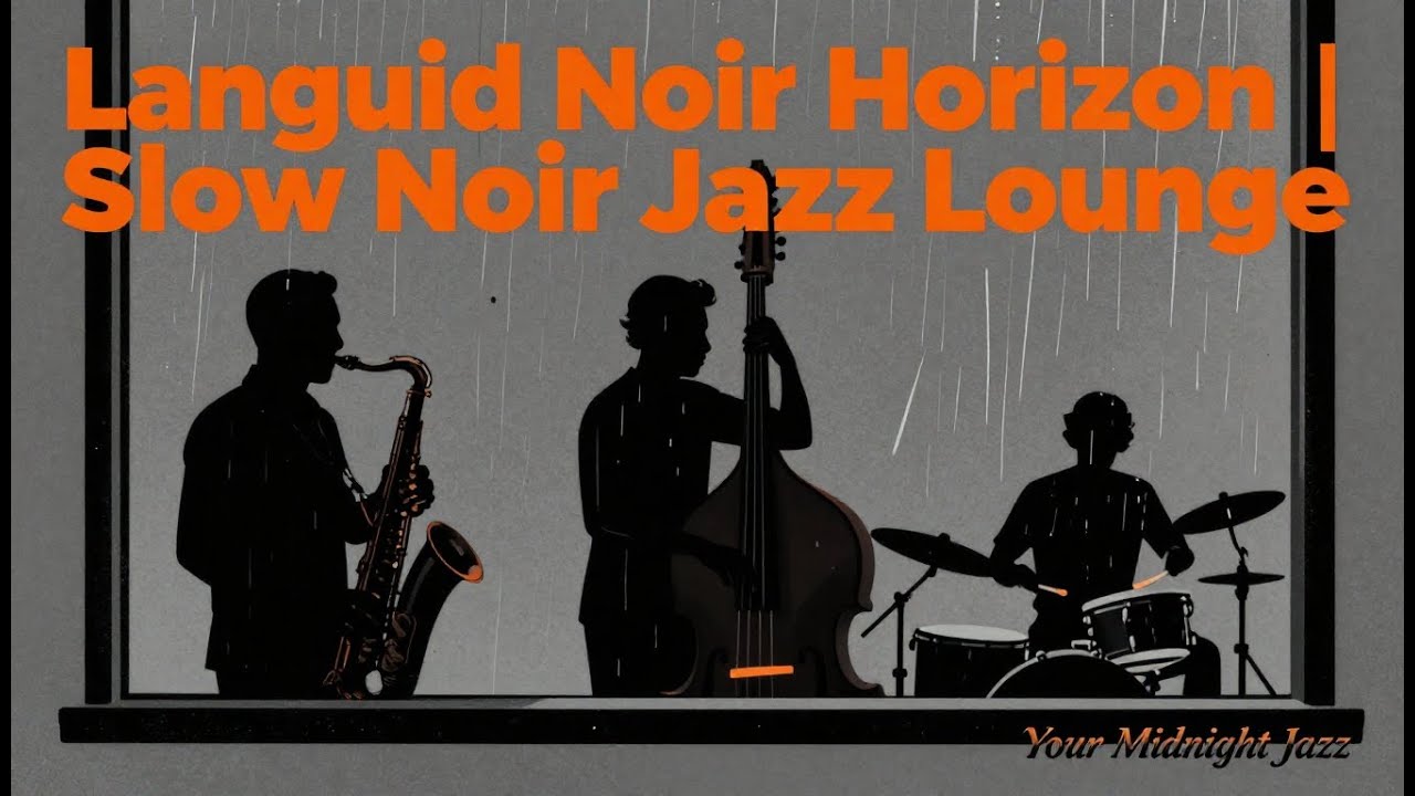 Languid Noir Horizon | Slow Noir Jazz Lounge for Sleep, Cozy Nights & Work (1 Hour Mix)