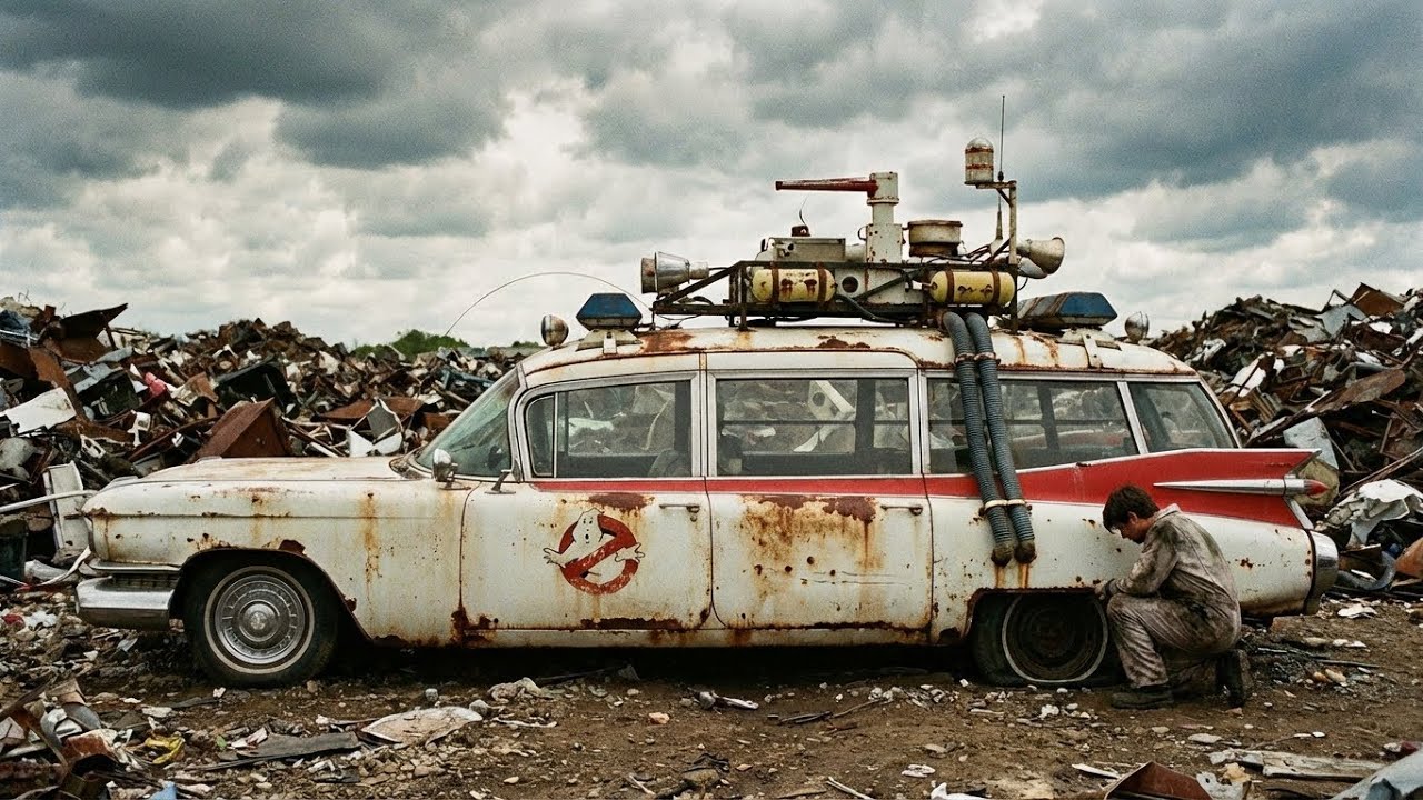 ASMR Restoration  Ecto-1  Ghostbusters Car Revival