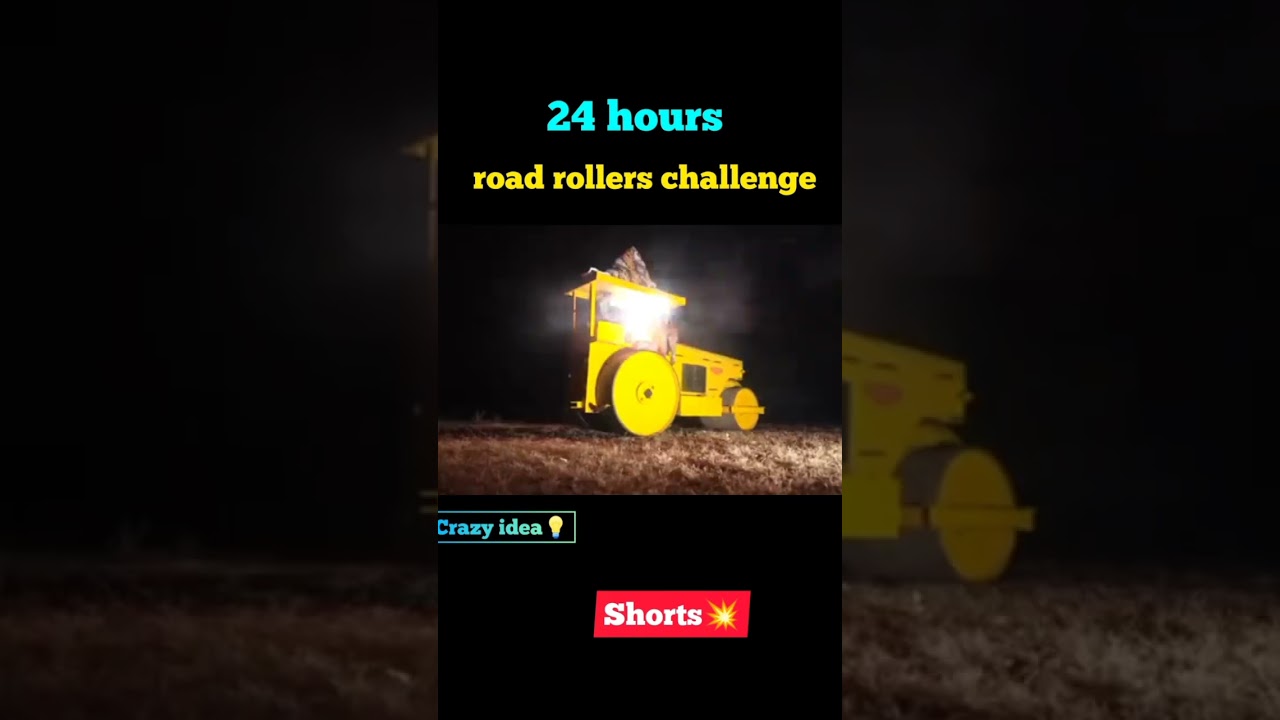 24 hours road roller living challenge||#livingchallenge||#craxyxyz