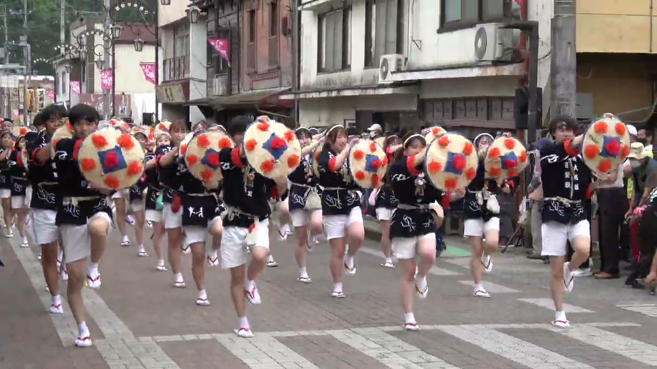 山形大学花笠サークル四面楚歌【4K】／駅前通り会場①／第20回常陸国YOSAKOI祭り2023