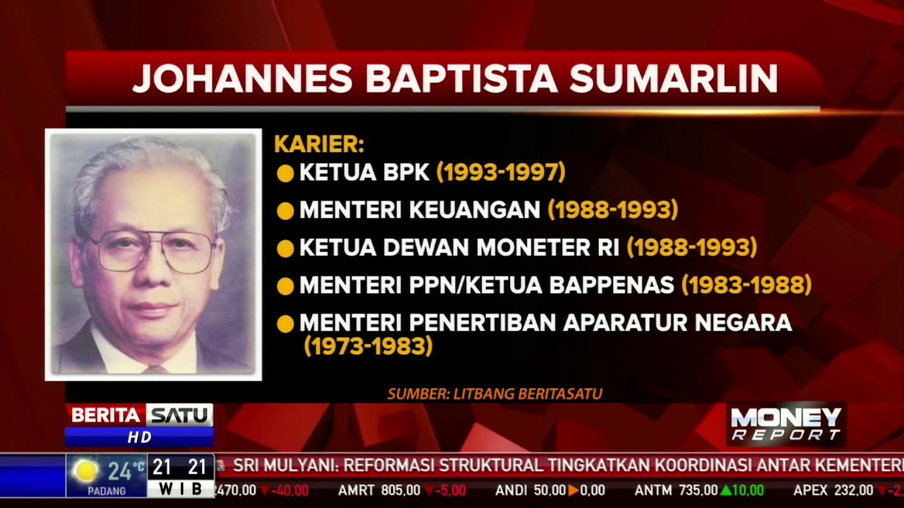 Tokoh Ekonomi Nasional JB Sumarlin Tutup Usia