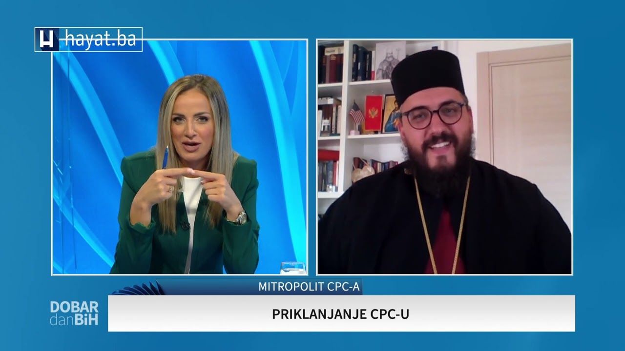 BOJOVIĆ, NOVI MITROPOLIT CRNOGORSKE PRAVOSLAVNE CRKVE EKSLUZIVNO ZA HAYAT O PRILIKAMA U REGIONU