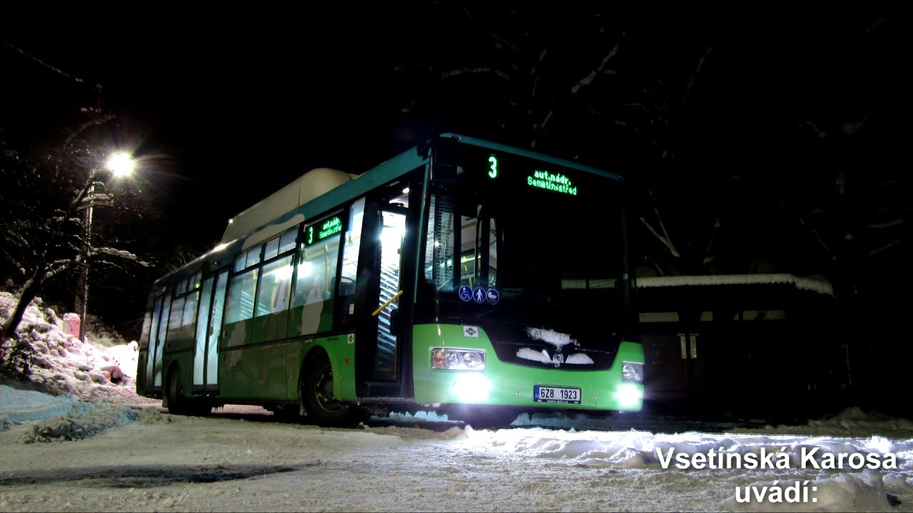 SOR NBG 12 6Z8 1923 | ČSAD Vsetín a.s. | Projížďka zafúkaným Semetínem