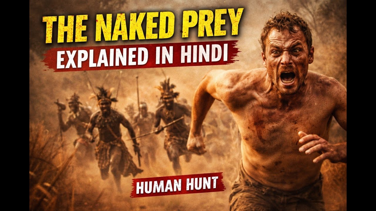 The Naked Prey (1965) Explained in Hindi | Brutal Survival Thriller #TheNakedPrey