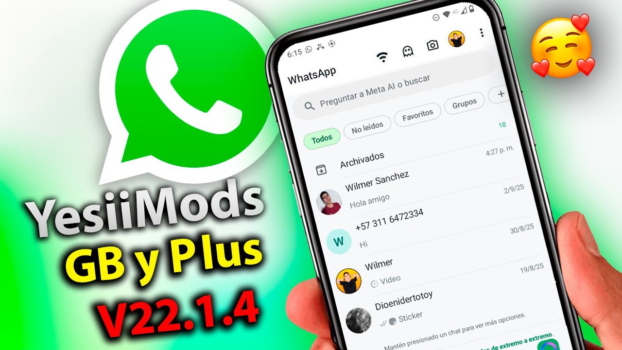WhatsApp Plus Nueva ACTIUALIZACION de YesiiMods 2025