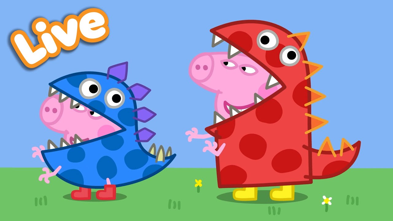 🔴 LIVE 24/7: Peppa Pig Playtime Fun! 👗🌈 | Peppa Pig's Pretend Play | FULL EPISODES