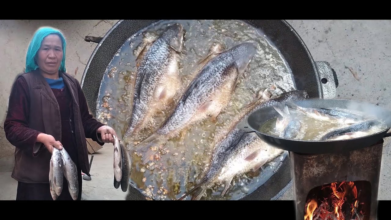 Deep Fried Fish Village Style  | Village Life Afghanistan