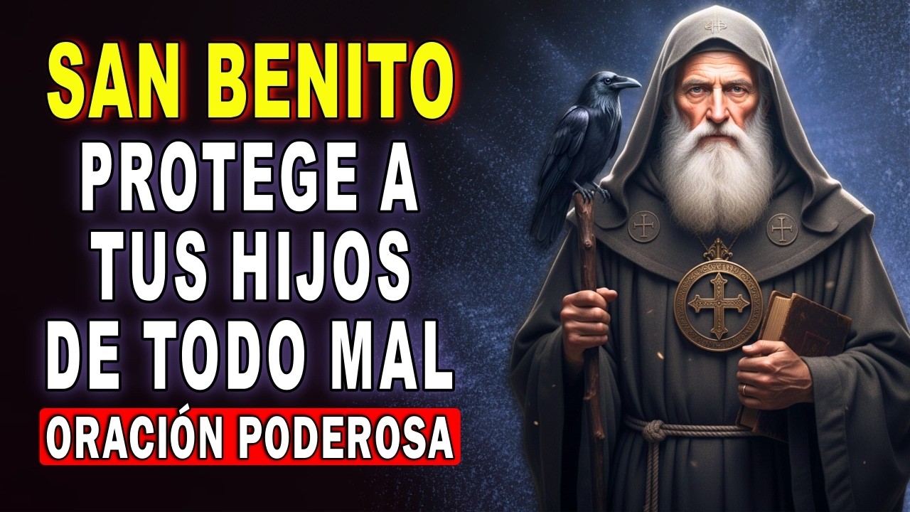 ORACIÓN A SAN BENITO para Expulsar Pobreza, Deudas, Envidias y Todo Mal ✝️🙏