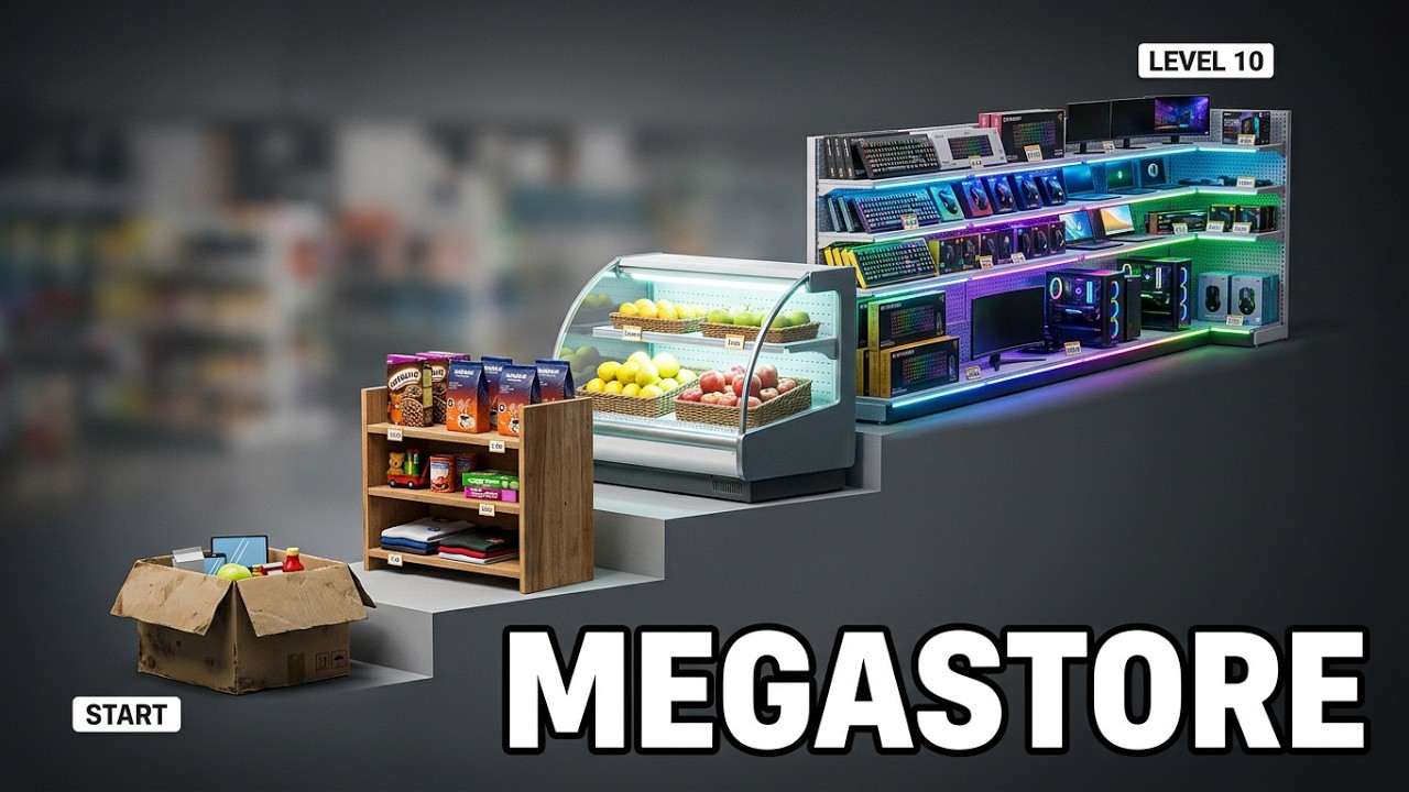 Megastore Simulator - Part 1 | No Commentary Long Gameplay