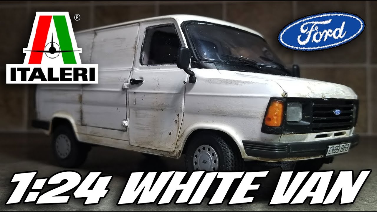 Italeri 1:24 Scale Ford transit MK II full build and review