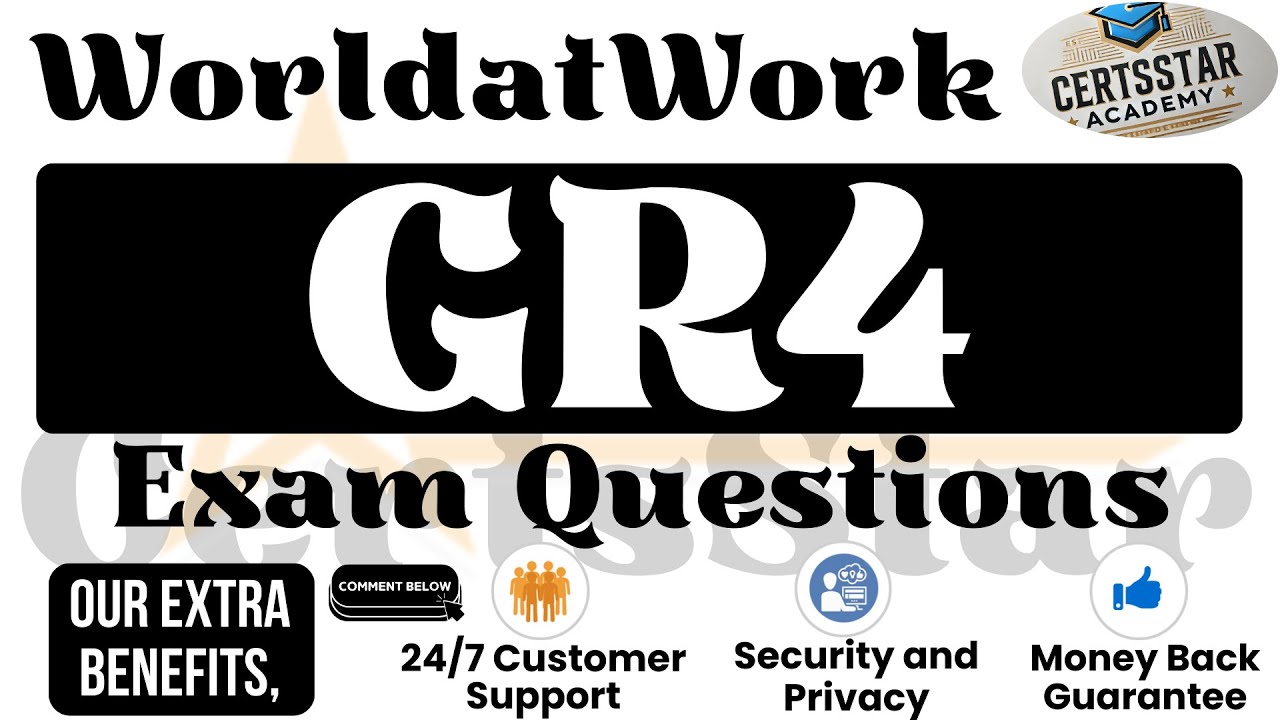 WorldatWork GR4 Exam Questions | Base Pay Administration and Pay for Performance