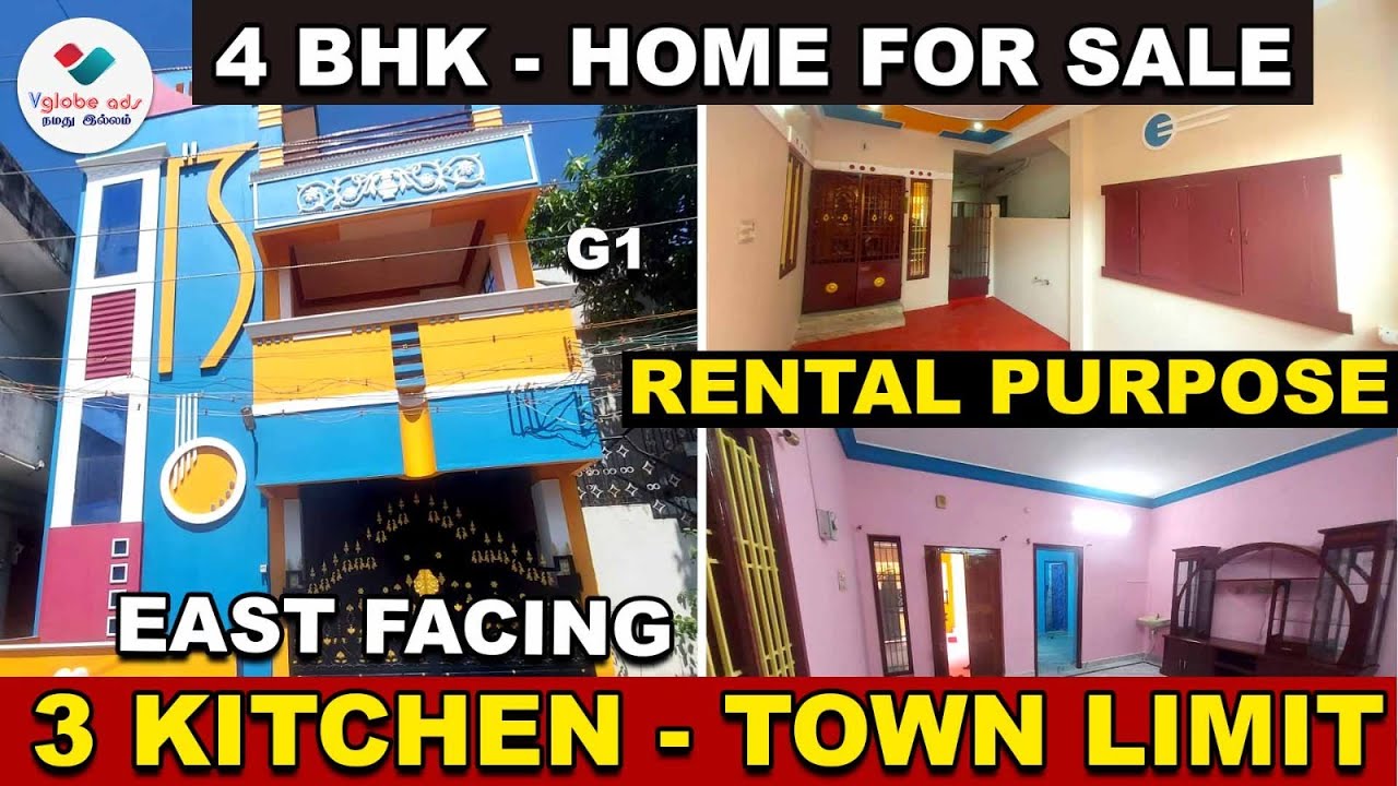 👉 SOLD OUT  ID 216 🏠Used Home for Sale |🌿 4 BHK - East Facing | Town Limit- Tiruvannamalai