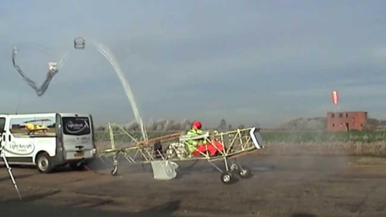 Ballistic parachute deployment test