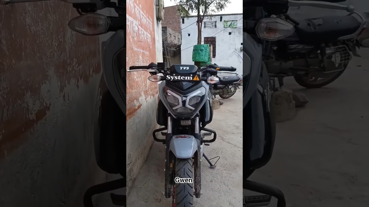 system on tvs raider bike....