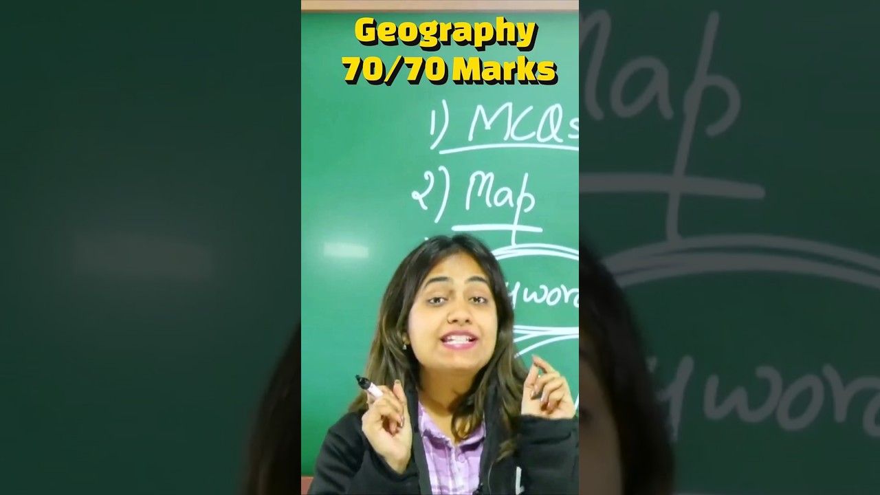 Geography Class 12th | Score 70/70 Marks Top 3 Tips | Aashi Ma'am