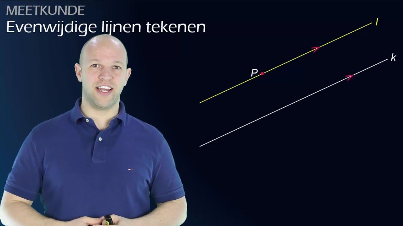 Meetkunde - Evenwijdige lijnen tekenen - WiskundeAcademie