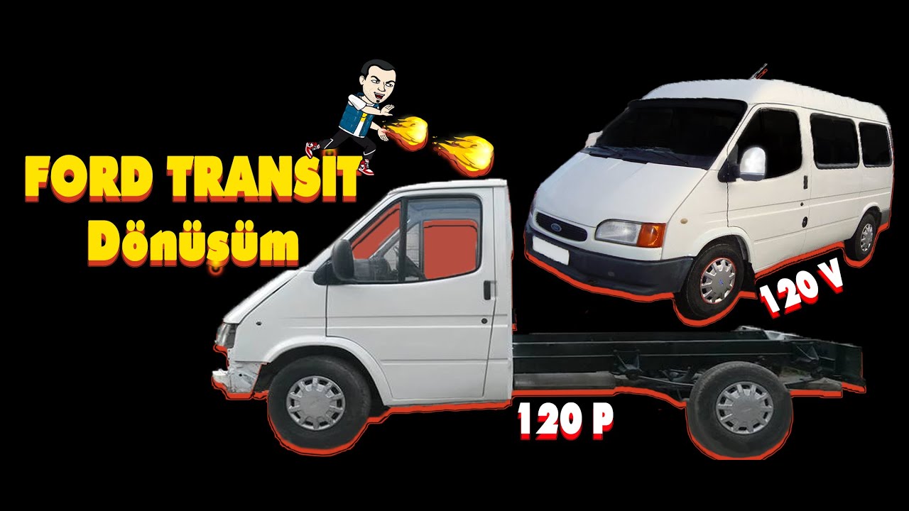 FORD TRANSİT 120 Mk5 120 V Minibüsün 120 P Kamyonete Dönüşümü #ford #transit #Mk5 #120v #120p