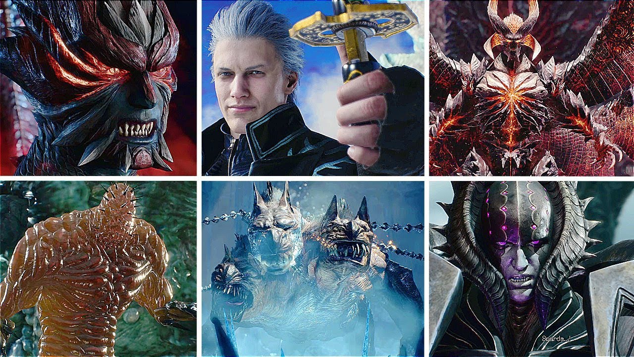 DEVIL MAY CRY 5 All Bosses / Boss Fights + Ending