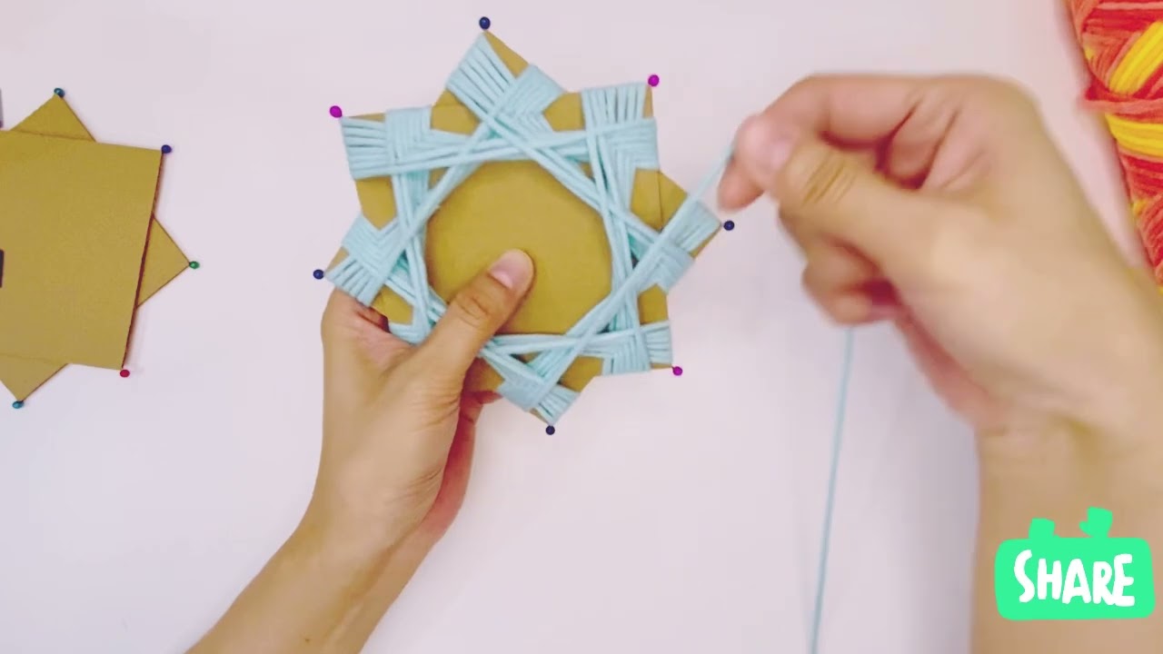 繞線曼陀羅8~~weaving mandala8