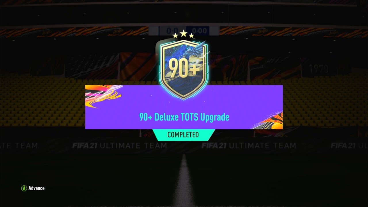 90+ Deluxe TOTS Upgrade