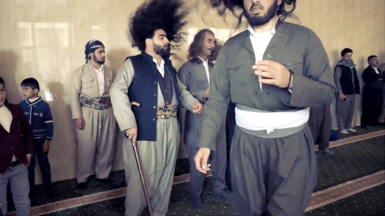 Dervish (Sufi ) worshipping / Takiye Sheikh Abdulaziz, Akre, Kurdistan, Iraq - 22.03.2019