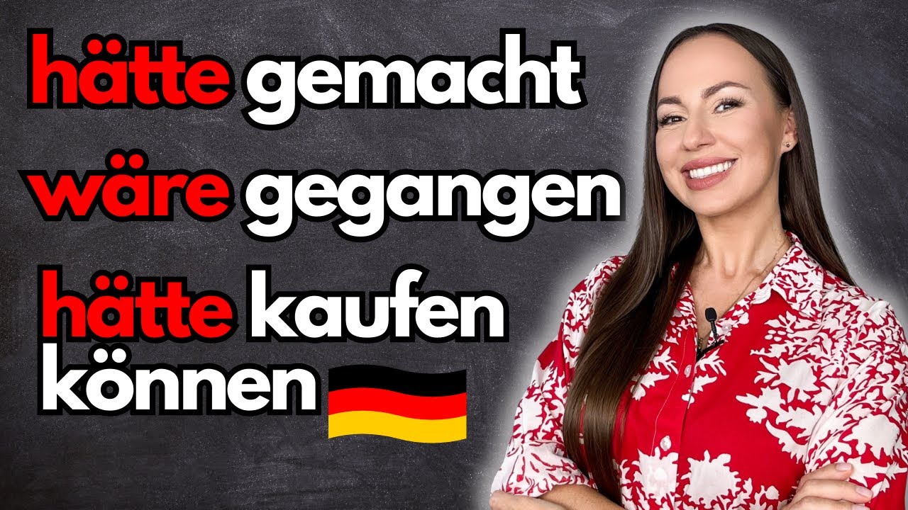 KONJUNKTIV II super einfach erklärt👌🏻 (Deutsch lernen | Grammatik | B1 | B2 | C1)
