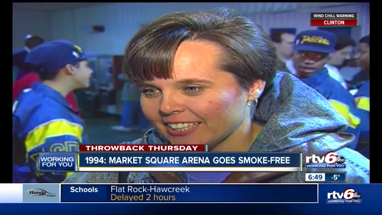 Throwback: Calling it quits: Market Square Arena implements no smoking policy in Feb. 1994