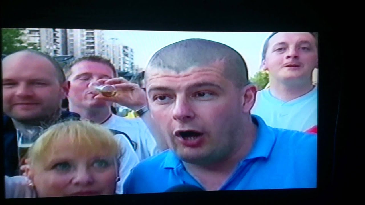 Leeds United fans in Valencia 2001, our interview on Look North