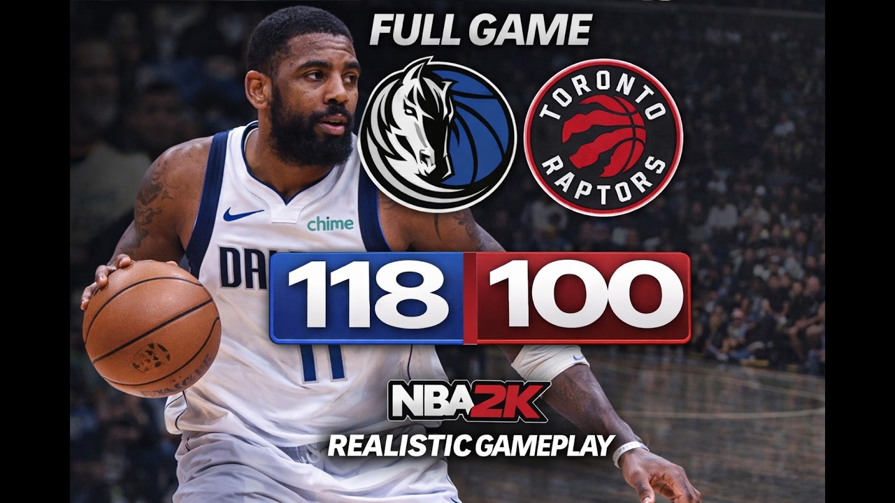 Toronto Raptors vs Dallas Mavericks FULL Game (MyNBA Season 26/58)