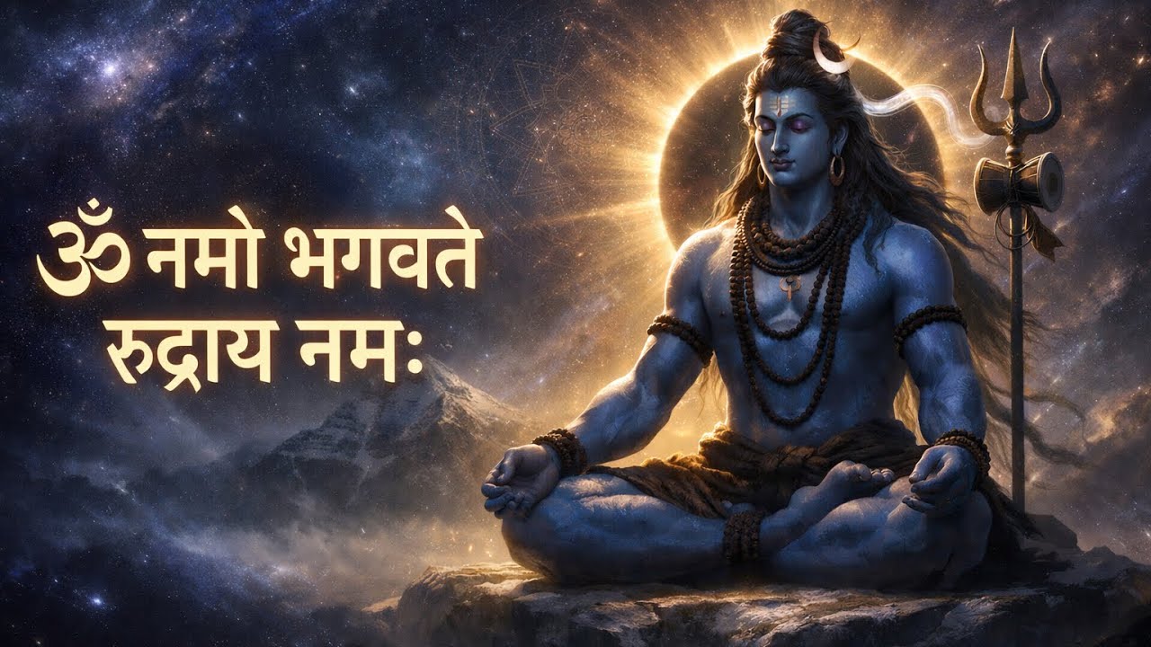 ULTIMATE SHIVA MANTRA | ॐ नमो भगवते रुद्राय नमः | Feel the Divine Presence