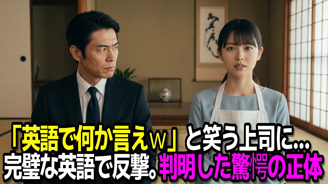 28歳包装員、「英語で何か言ってみろよ」と馬鹿にされ…たった一言で会場が凍り凍りつかせた驚愕の正体